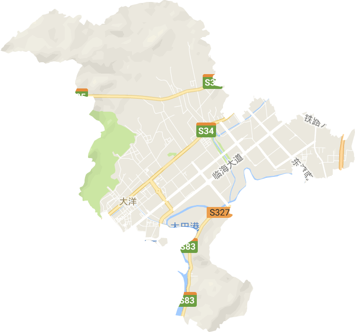 大洋街道电子地图
