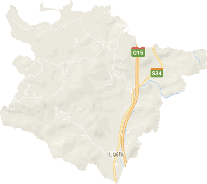 汇溪镇电子地图