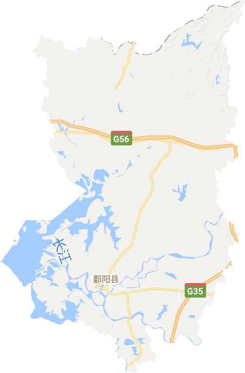 鄱阳县电子地图