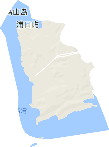 大麦屿街道电子地图