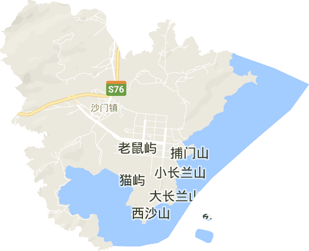 沙门镇电子地图