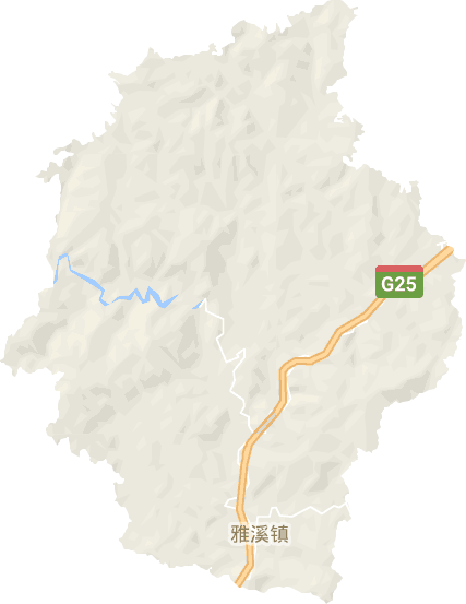 雅溪镇电子地图