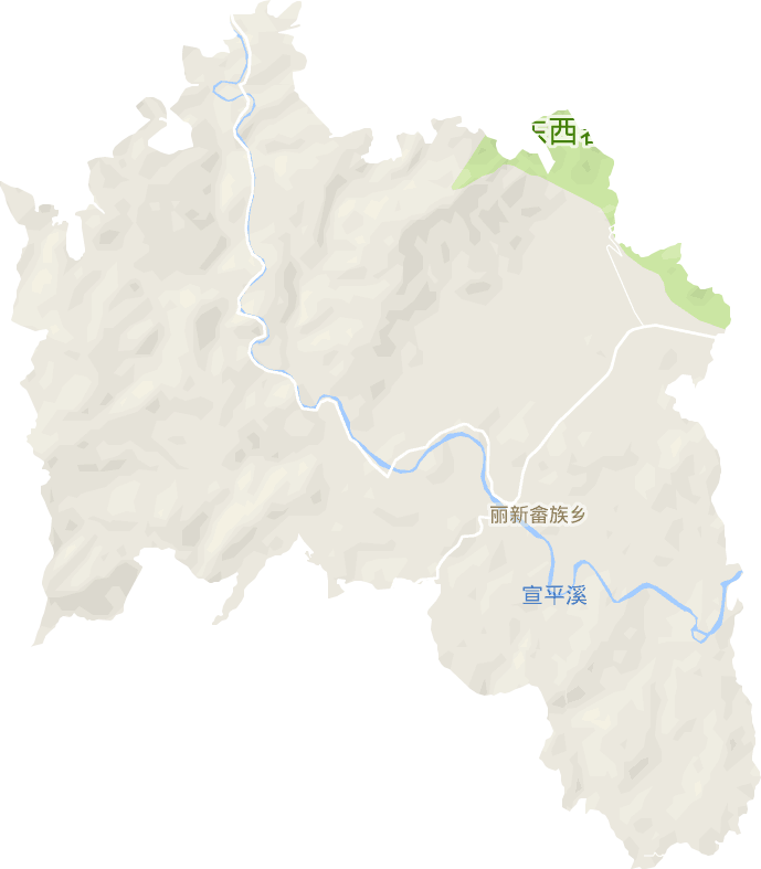 丽新畲族乡电子地图