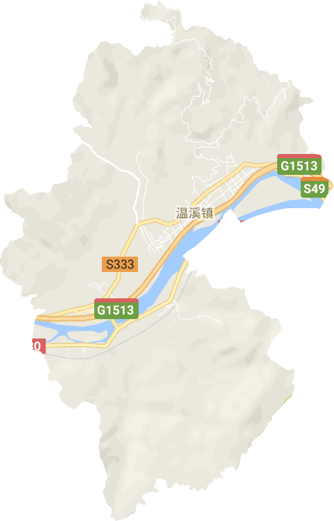 温溪镇电子地图
