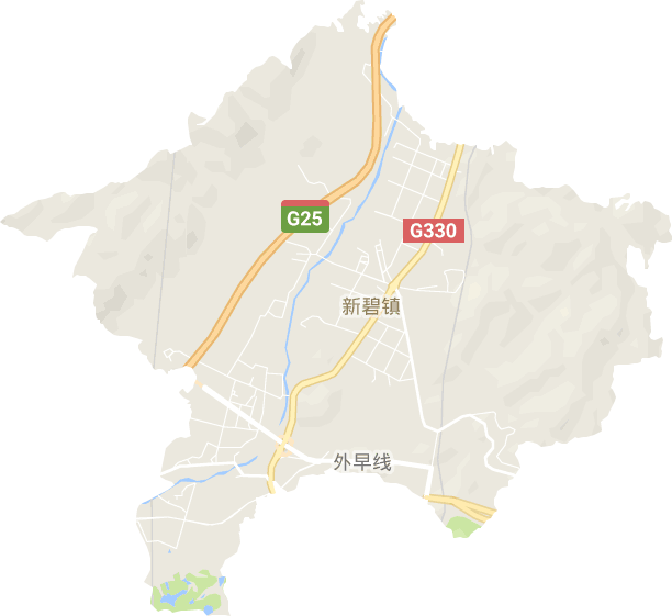 新碧街道电子地图