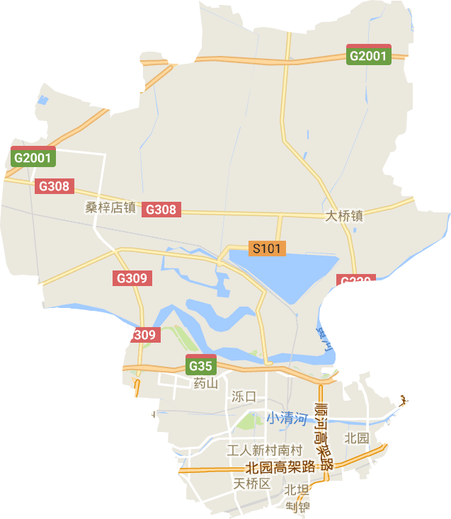 天桥区电子地图