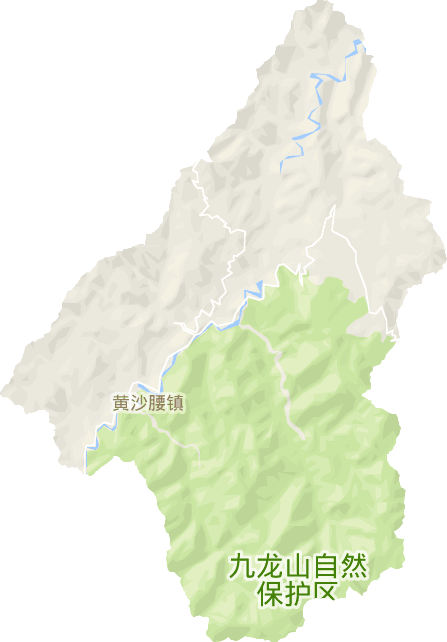 黄沙腰镇电子地图