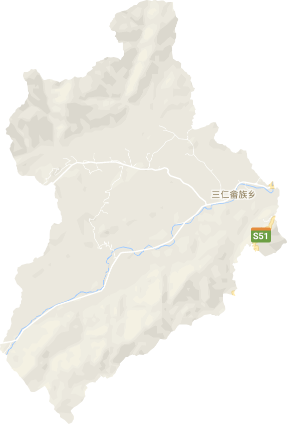三仁畲族乡电子地图