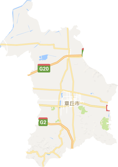 章丘区电子地图
