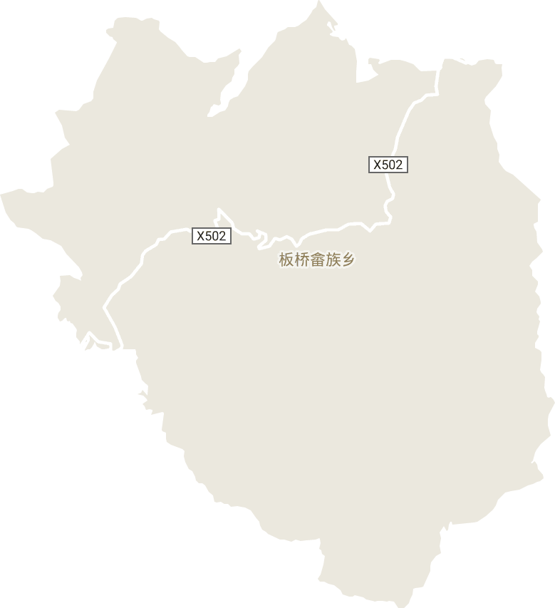 板桥畲族乡电子地图