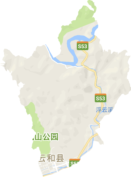 浮云街道电子地图