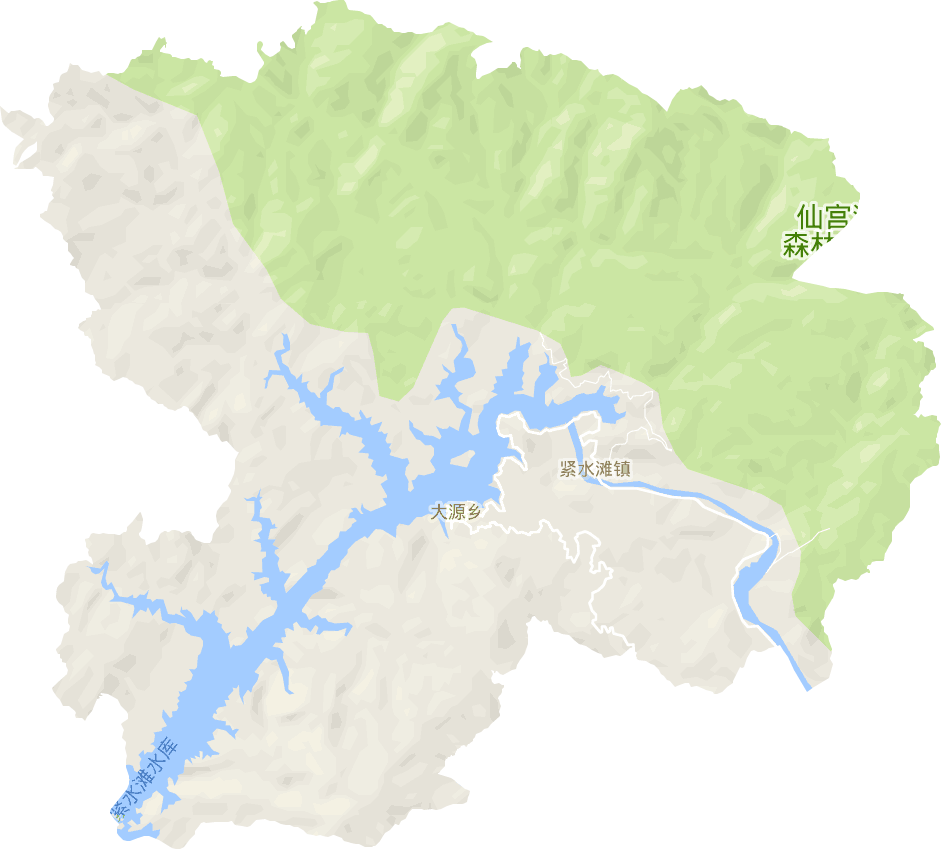 紧水滩镇电子地图