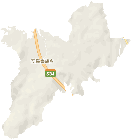 安溪畲族乡电子地图