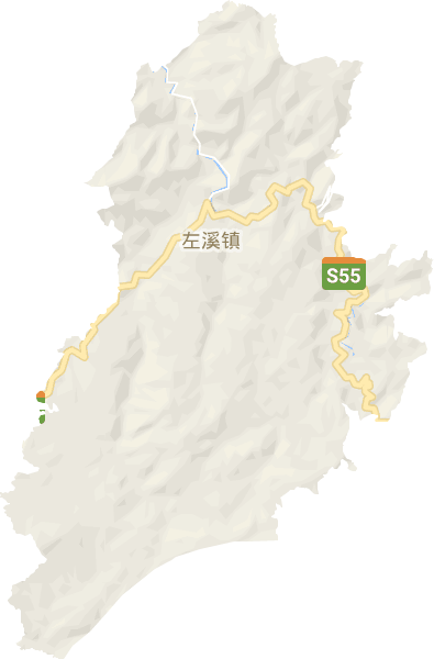 左溪镇电子地图