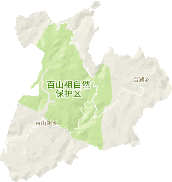 百山祖镇电子地图