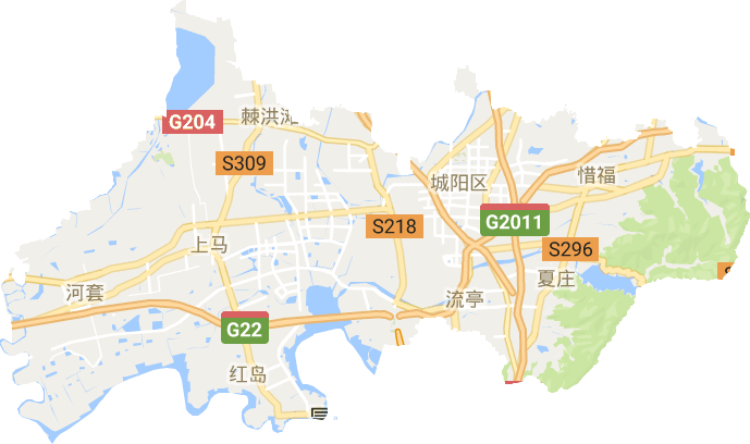 城阳区电子地图