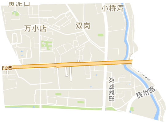 双岗街道电子地图