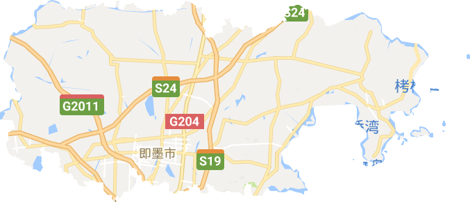 即墨区电子地图