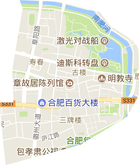 逍遥津街道电子地图