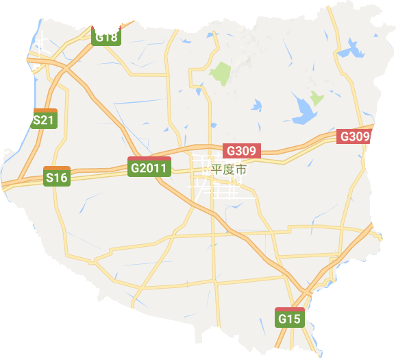 平度市电子地图