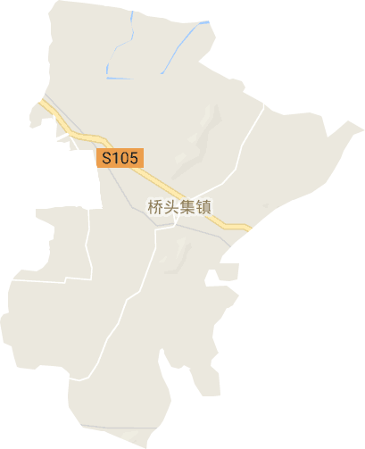 桥头集镇电子地图