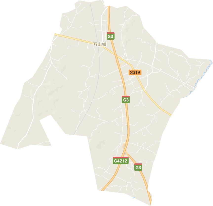 万山镇电子地图