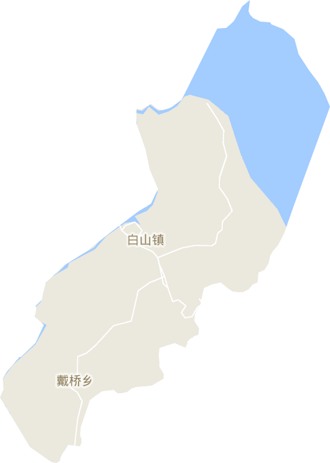 白山镇电子地图