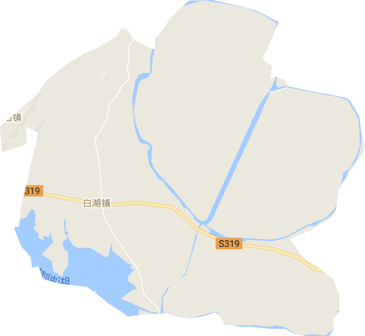 白湖镇电子地图