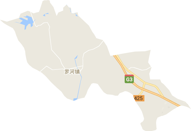 罗河镇电子地图