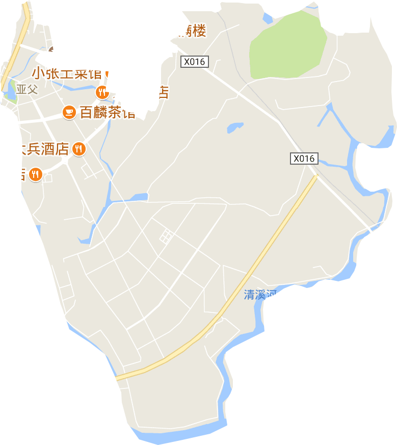 亚父街道电子地图