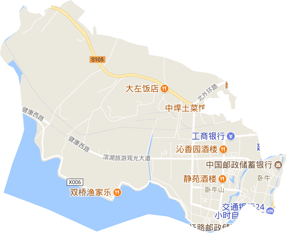 卧牛山街道电子地图