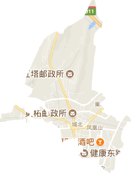 凤凰山街道电子地图