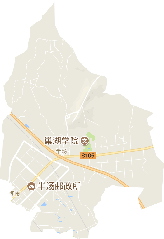 半汤街道电子地图