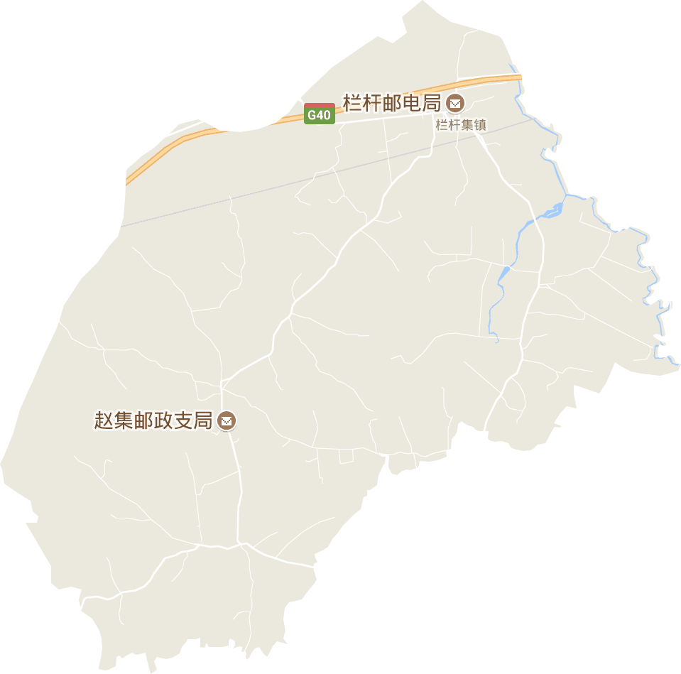 栏杆集镇电子地图