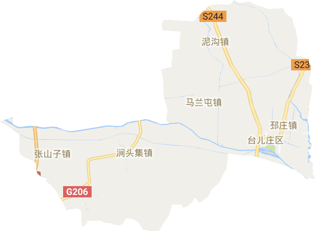 台儿庄区电子地图