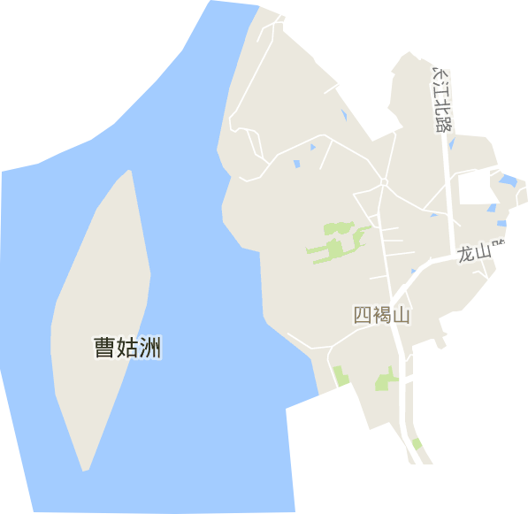 四褐山街道电子地图