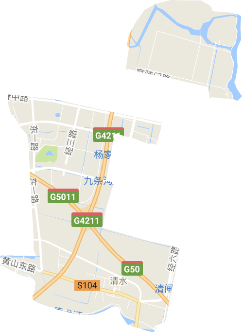 清水街道电子地图