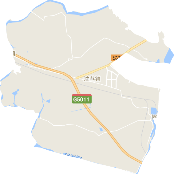 沈巷镇电子地图