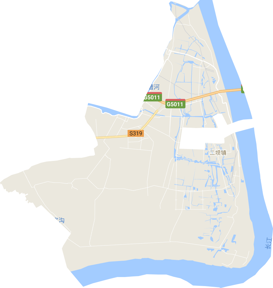 二坝镇电子地图