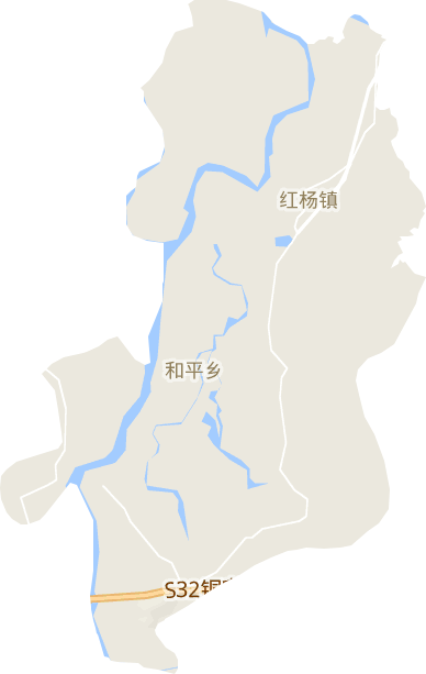 红杨镇电子地图