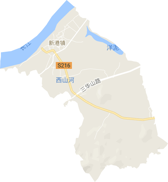 新港镇电子地图