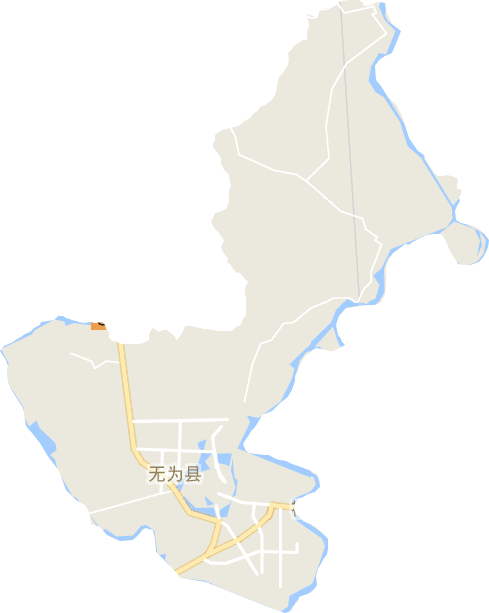 无城镇电子地图