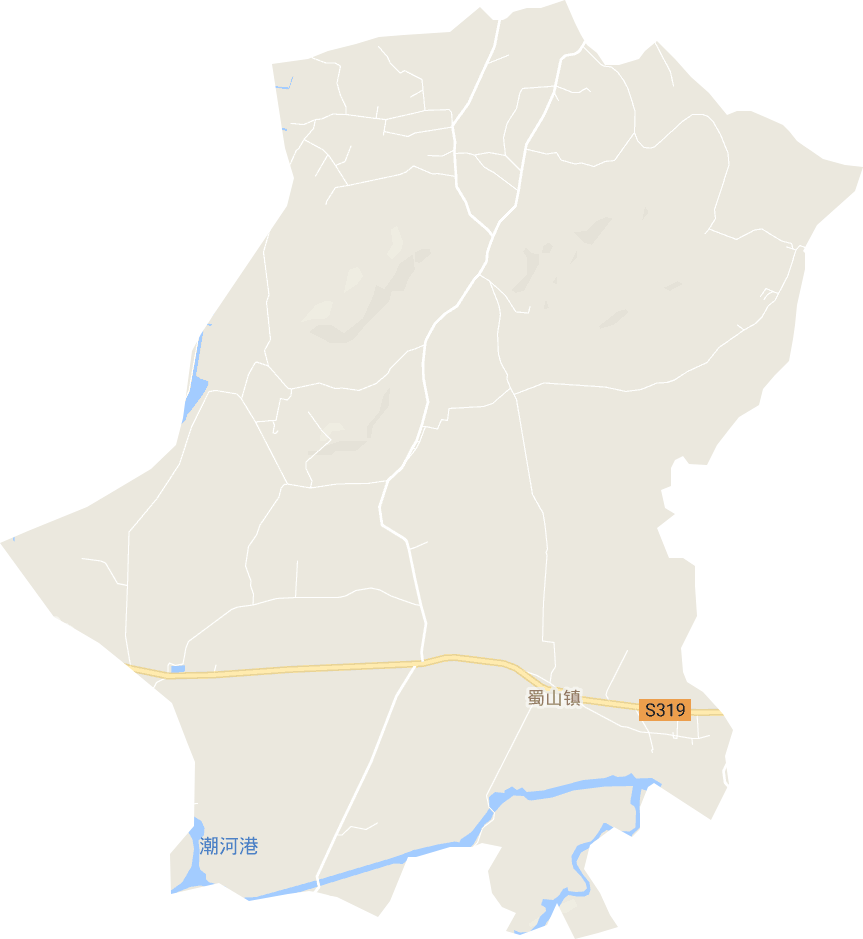 蜀山镇电子地图