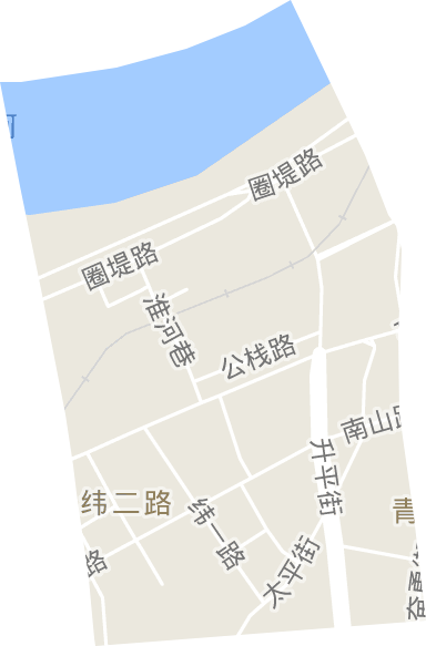 纬二路街道电子地图