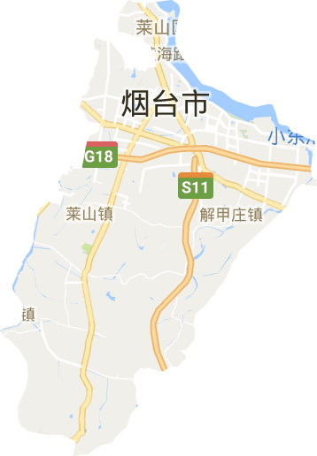 莱山区电子地图