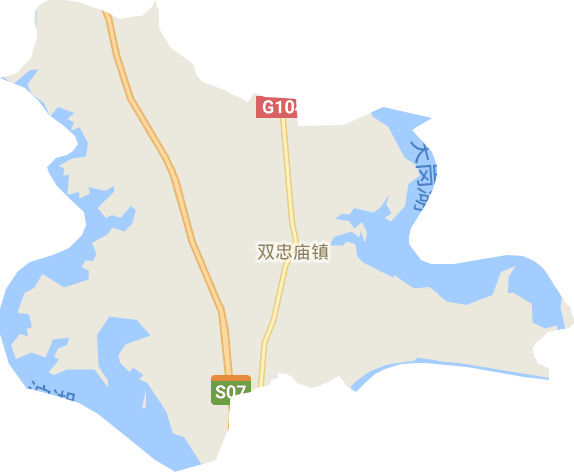 双忠庙镇电子地图