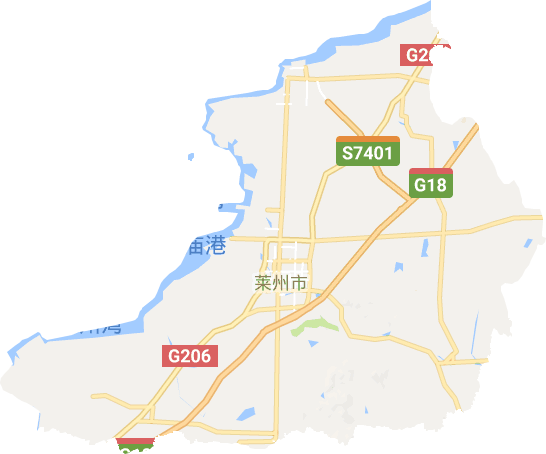 莱州市电子地图