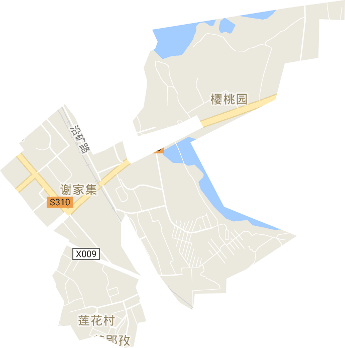 谢家集街道电子地图