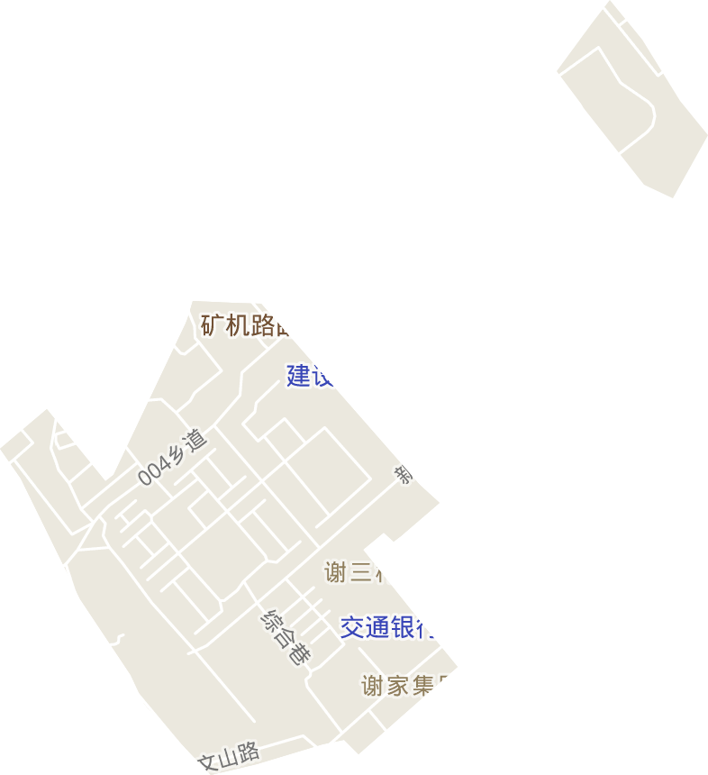 谢三村街道电子地图