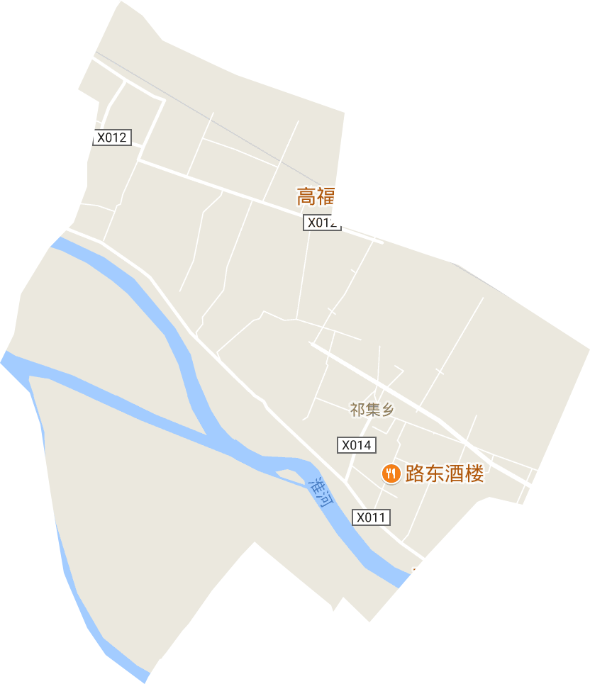祁集镇电子地图